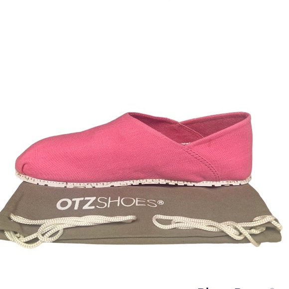 🔥NEW OTZ 300GMS UNISEX LINEN Shoes in Fuchsia (pink) NWT - Picture 2 of 16